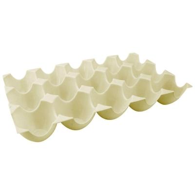Bandeja Para 15 Ovos Plástico Bege