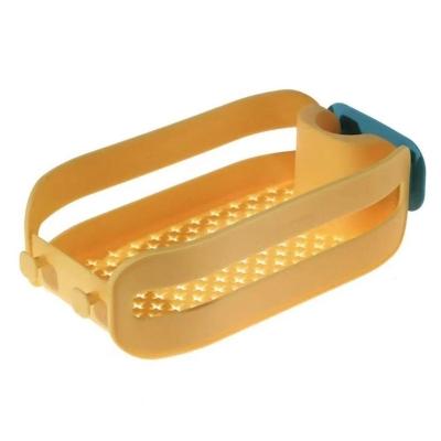 Suporte Multiuso Para Torneira Banheiro Fácil Aplicação Amarelo