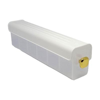 Organizador Gaveta Multiuso 6 Divisórias Meias Joias Cabos Branco