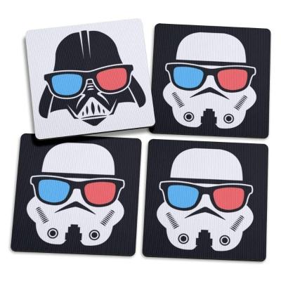 Jogo De Porta Copos Geek Side - 4 Peças