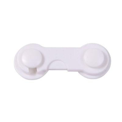 Kit 2 Travas Para Armários Segurança Para Bebês E Crianças Branco
