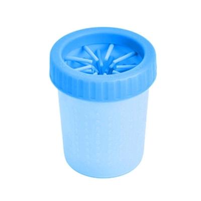 Copo Limpador Limpa Patas Patinhas Cachorro Pet Limpeza P Azul