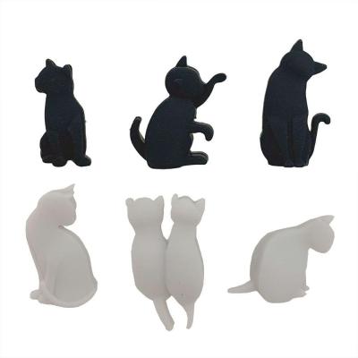 Marcadores De Copos E Taças Gatinhos - 6 Peças