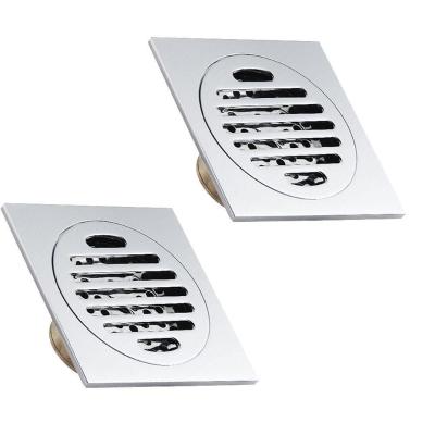 Kit 2 Ralos Inteligente Anti Odor Insetos Aço Inox Banheiro Casa 10x10
