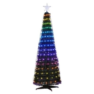Arvore De Natal Smart App Celular Pisca Pisca Led Rgb Retratil Controle Decoraçao Natalino Completa