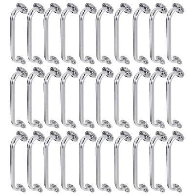 Alça De Apoio Barra Inox 50cm 30 Unidades Banheiro Acessibilidade Idoso Corredor Segurança Suporte