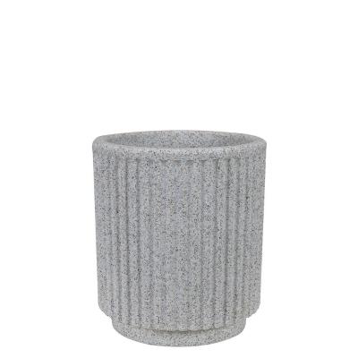 Vaso Sp27 Cilindro 20 X 23 Cm Cor 52 - Branco Artstone