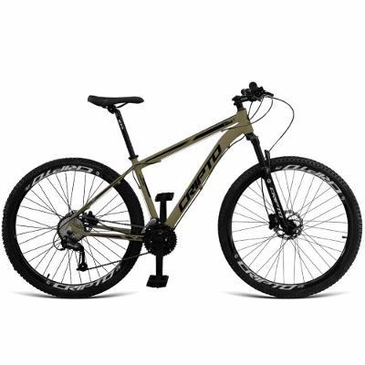 Bicicleta Aro 29 24 Marchas Freios Disco E Suspensão - Verde Militar-preto - 15" Verde Militar-preto