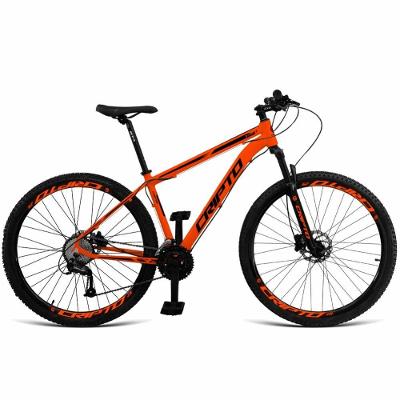 Bicicleta Aro 29 Cripto 24 Marchas Freios Disco E Suspensão - Laranja-preto - 17" Laranja-preto