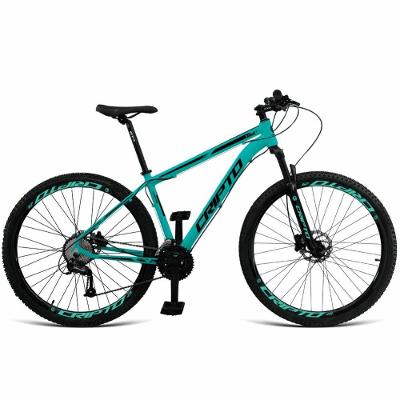 Bicicleta Aro 29 27 Marchas Freio Hidráulico Trava-k7 - Verde Anis-preto - 15" Verde Anis-preto