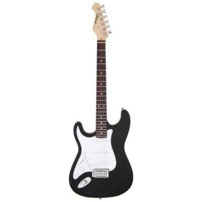 Guitarra Aria Série Stg-003-m Lh Black (canhoto) [f002]