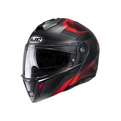 Capacete Hjc I90 Lark Vermelho E Preto 61 [f016]