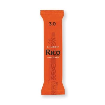 Palheta Clarineta Bb 3.0 (unidade) D Addario Rico 50-rca0130 [f035]