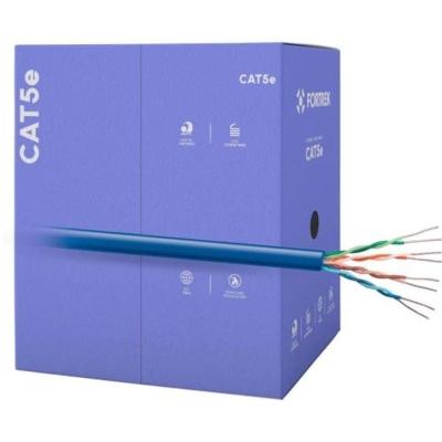 Cabo De Rede Cat5e 305m Fortrek Fk500c Cmx Azul - Cx - 305