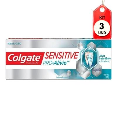 Kit C/03 Colgate Sensitive Pro Alivio Creme Dental 110g