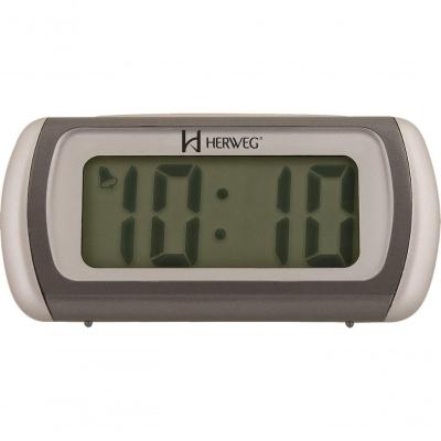 Relógio De Cabeceira Despertador Digital 2916 Herweg Cinza