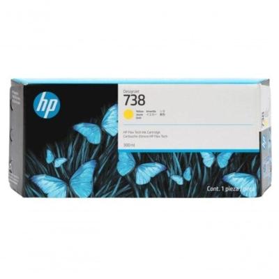 Cartucho De Tinta Hp 738 Preto Pluk 130ml 498n4a