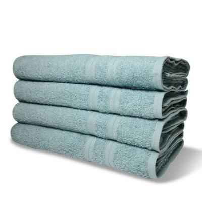 Kit Com 4 Toalhas De Banho 430g-m² Grande Grossa 80x150cm Itália Soft - Verde Claro Verde Claro