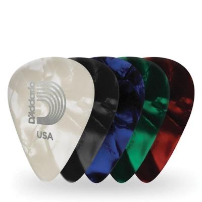Palheta Celulóide Perolada Cores Média D Addario 1cap4-10 [f035]