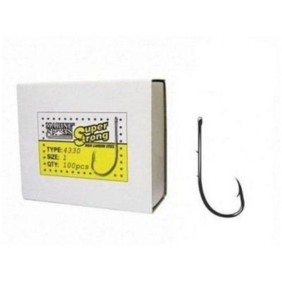 Anzol Super Strong Nº1 Caixa Com 100 Pçs - Marine Sports
