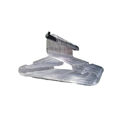 Kit Com 25un. Cabide Adulto Cavado Tradicional Ps Cristal
