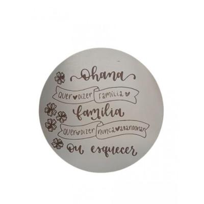Plaquinha Decorativa Ohana [f031]