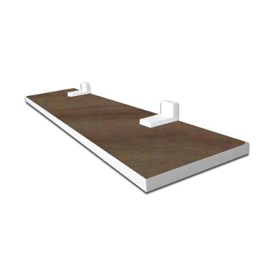 Prateleira Linha-furta Cor Em Mdf Com Borda De Pvc Branco 35x20cm