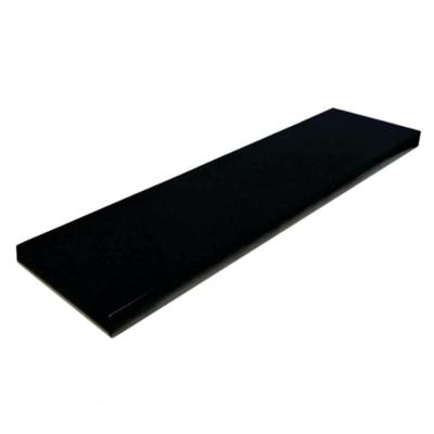 Prateleira Simples Preta 90x15 Cm Com Suporte Em Mdf [f031]