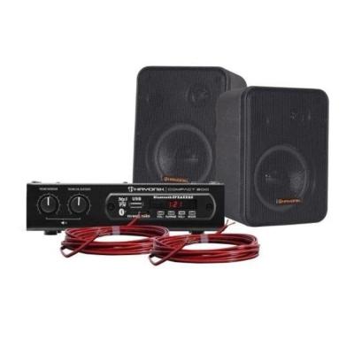 Kit De Som Para Ambiente Hayonik Ambience 2000 V2 Preto [f003]