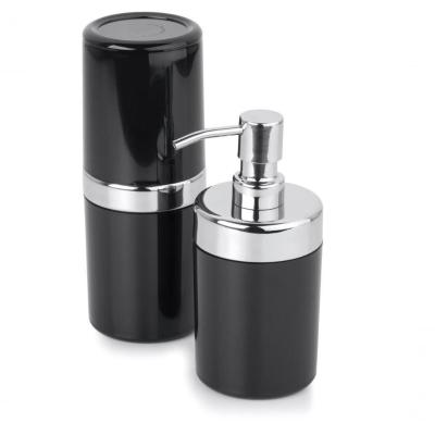 Kit Banheiro Acessórios Pia Lavabo Acquaset Onix 2 Peças