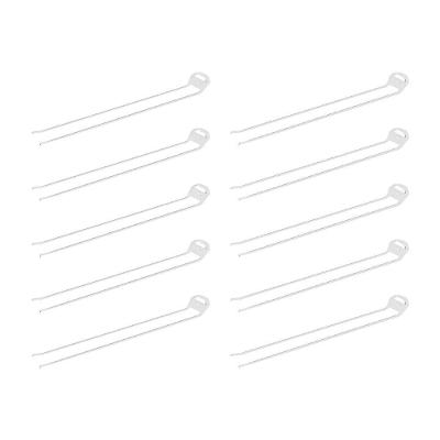 Kit Suporte Para Vassouras Com 10 Peças Branco 30 Cm Branco