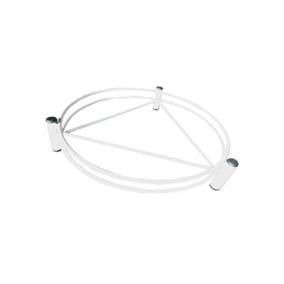 Suporte De Botijao E Vaso Epoxi Branco Fixo - Cor: Branco
