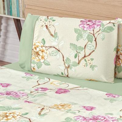 Jogo De Cama Solteiro 03 Peças Micropercal 200 Fios Naturale - Belle