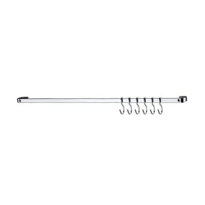 Barra De Piatina Em Aço Carbono Bella Cucina 30Cm 7 Peças Future Cromado