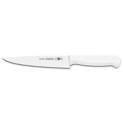 Faca Para Carne 8" Lâmina Aço Inox Tramontina Cabo Branco Tramontina