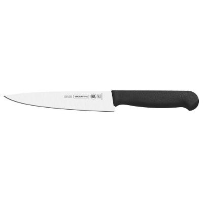 Faca Para Carne 6" Lâmina Aço Inox Tramontina Preto Tramontina