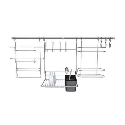 Kit Cozinha Suspensa 9 Peças Com Escorredor E Porta Condimentos - Stolf