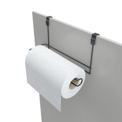 Porta Papel Toalha Com Encaixe Em Aço - Stolf Preto