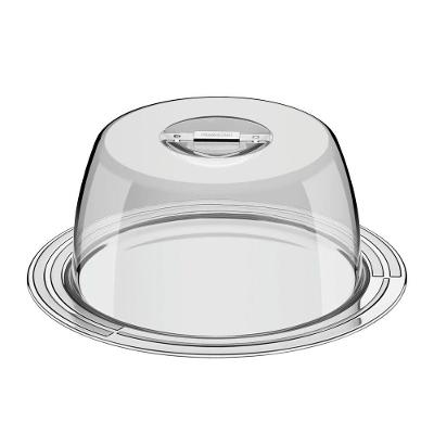 Porta-queijo Tramontina Ciclo Em Aço Inox 25 Cm 2 Peças Tramontina