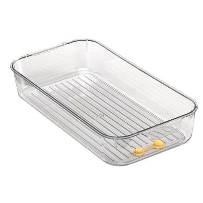 Suporte Gaveta Geladeira Organizador Em Acrílico 30x16cm
