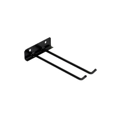 Suporte Para Vassouras De Parede Aço Carbono Preto 20Cm
