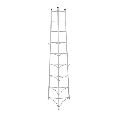 Tripé Porta Panelas Estrela Branco 9 Compartimentos 174Cm