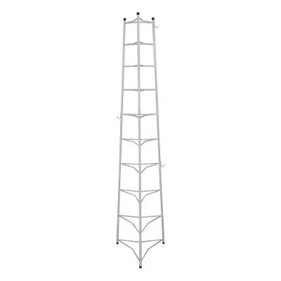 Tripé Porta Panelas Estrela Branco 10 Compartimentos 188Cm
