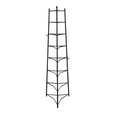 Tripé Porta Panelas Estrela Preto 8 Compartimentos 150cm.