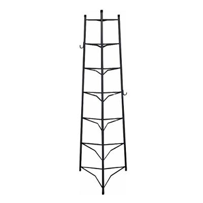 Tripé Porta Panelas Estrela Preto 7 Compartimentos 126Cm