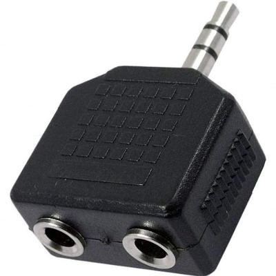 Adaptador 2X J2 Stereo Para P2 Stereo