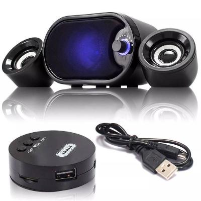 Caixa De Som Subwoofer 2.1 Bluetooth Usb Para Pc Notebook Home Theater Celular Kp-6018h