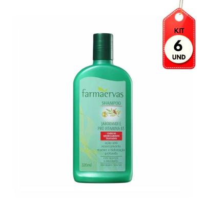 Kit C-06 Farmaervas Jaborandi-vitamina B5 Shampoo 320ml