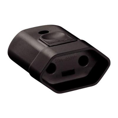 Plugue Fêmea 2P 20 A 250 V Tramontina Preto