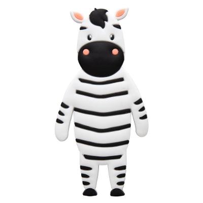 Gancho Adesivo Flexível Modelável Multiuso Bichos Animais Zebra
